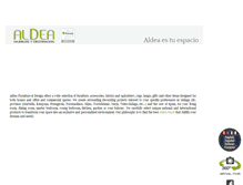 Tablet Screenshot of aldeadecoracion.com